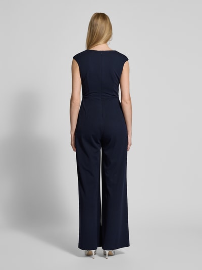 Vera Mont Jumpsuit met knoopdetail Donkerblauw - 5