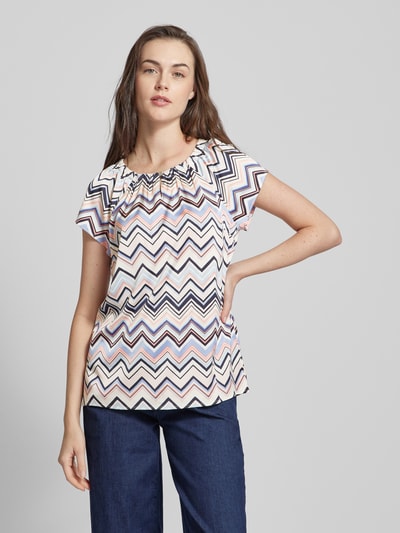 Betty Barclay Blouse met druppelvormige hals Rosé - 4