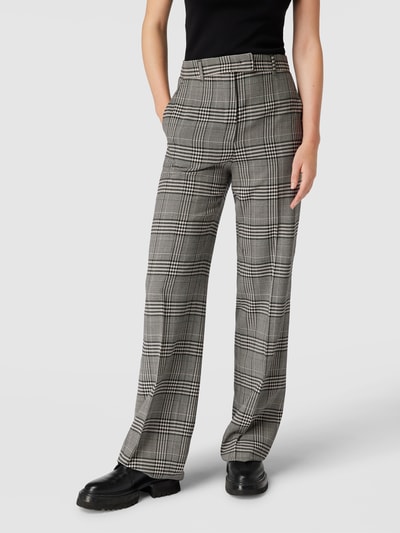 Max Mara Studio Broek met all-over motief, model 'SHEREE' Zwart - 4