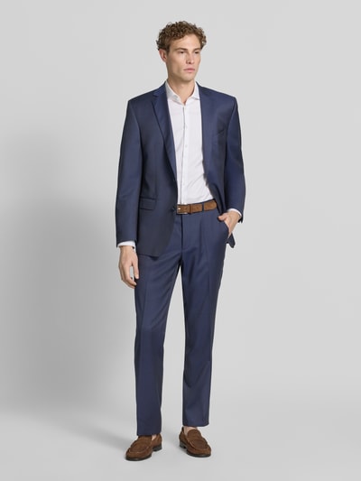 Carl Gross Slim Fit 2-Knopf-Sakko aus Schurwolle Modell 'Tobias' Dunkelblau 1