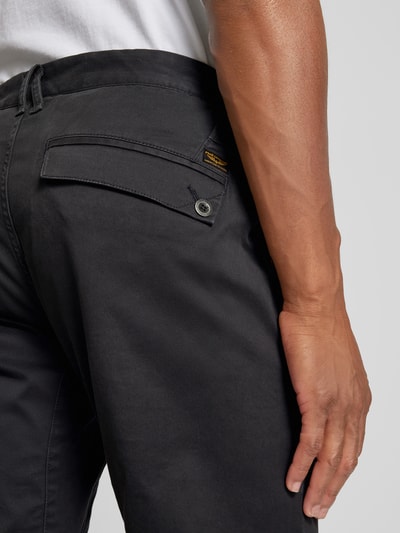 PME Legend Tapered Fit Chino mit Gürtelschlaufen Modell 'American classic' Anthrazit 3