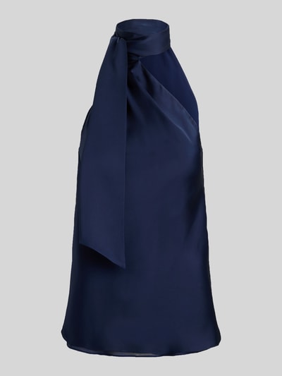 Lauren Ralph Lauren Top o kroju shaped fit ze sznurowanym detalem Ciemnoniebieski 2