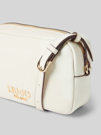 Liu Jo White Handtasche mit Label-Applikation Modell 'EVRIN' Offwhite 3