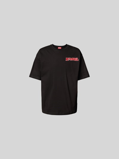 Diesel T-Shirt mit Label-Print Black 2