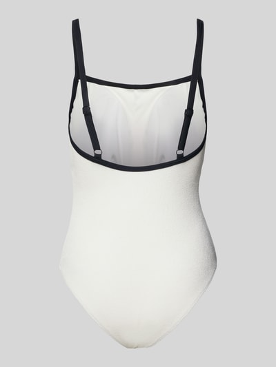 Jake*s Casual Badpak met vierkante hals Offwhite - 5