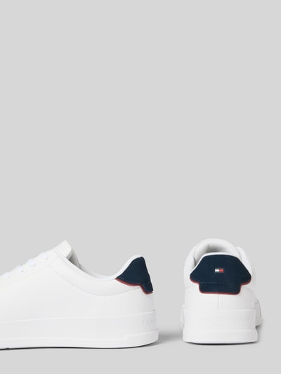 Tommy Hilfiger Low Top Sneaker aus echtem Leder Weiss 2