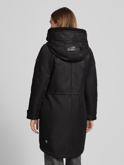 khujo Płaszcz parka z krytym zamkiem błyskawicznym model ‘SEMIE2’ Czarny 5