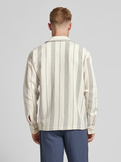 Jack & Jones Premium Koszula casualowa o kroju regular fit ze wzorem w paski model ‘BLAMANFRED’ Piaskowy 5