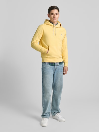 Polo Ralph Lauren Hoodie mit Label-Stitching GELB 1