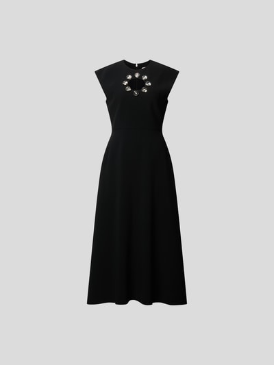 Christopher Kane Maxikleid mit Besatz Schwarz 2