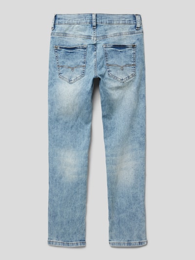 s.Oliver RED LABEL Slim Fit Jeans mit Ziernähten Blau 3