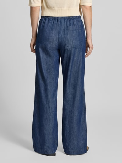OPUS Weite Hose aus reiner Baumwolle Modell 'Melane line' Jeansblau 5