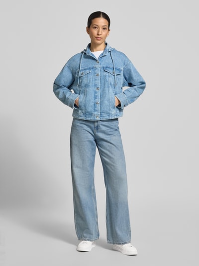 s.Oliver RED LABEL relaxed fit jeansjack van katoenmix Jeansblauw - 1