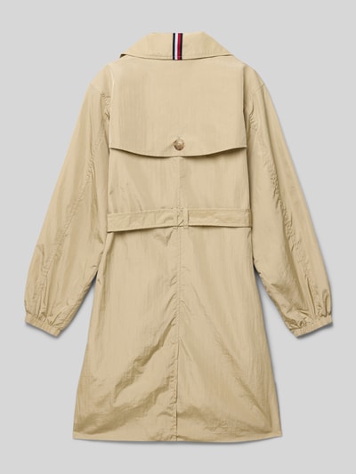 Tommy Hilfiger Teens Trenchcoat met tailleriem Camel - 3