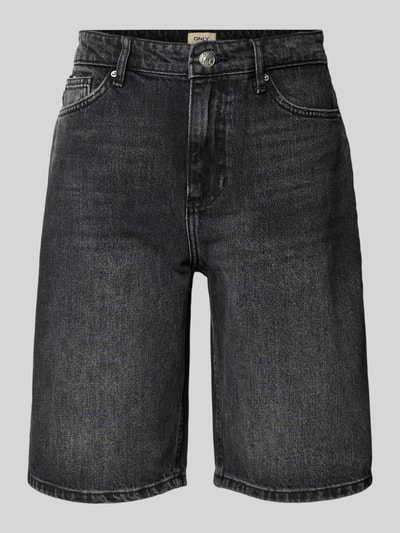 Only Regular Fit Jeansshorts mit weitem Bein Modell 'SONNY' Black 2