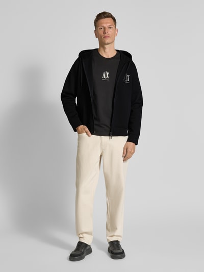 ARMANI EXCHANGE Sweatjacke mit Kapuze Black 1