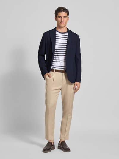 BOSS Regular Fit Anzugsakko aus Schurwoll-Mix Modell 'HANRY' Marine 1