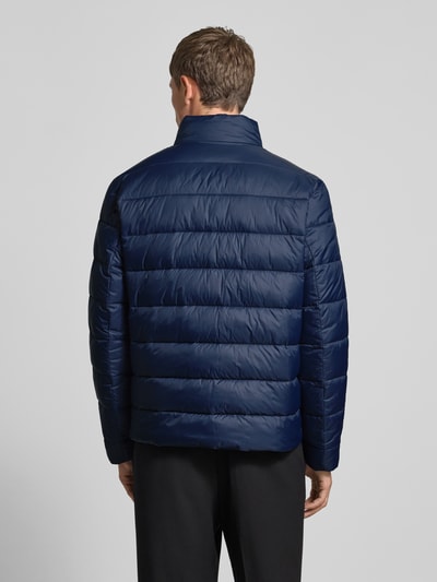BOSS Regular fit gewatteerd jack met labelprint, model 'CIKO' Marineblauw - 5