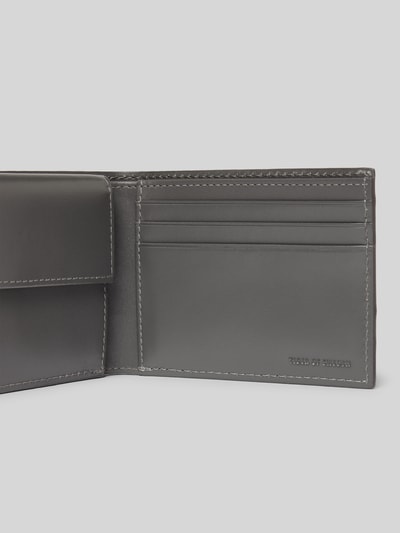 Tiger Of Sweden Lederportemonnaie mit Label-Prägung Modell 'WALD' Bordeaux 3