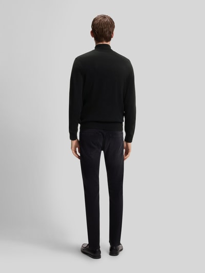 BOSS Regular Fit Pullover aus Schurwoll-Kaschmir-Mix Modell 'H-Hemarlo' Black 5