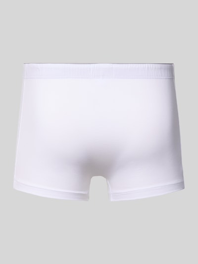 Produktfoto, Boxershorts mit elastischem Bund van Hanro, heren, wit, Mix van katoen en elastaan, nauwsluitend model, elastische band.