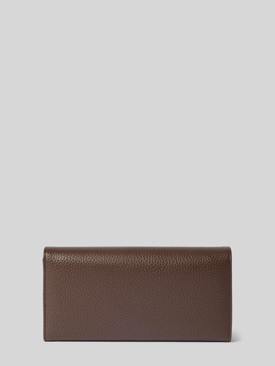 Valentino Bags Portemonnaie mit Label-Schriftzug Modell 'ALEXIA' Dunkelbraun 2