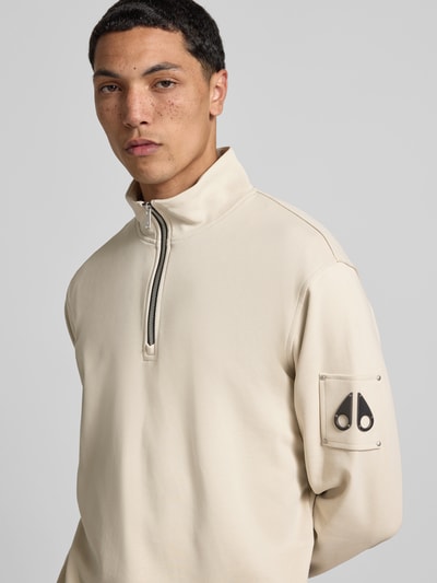 Moose Knuckles Sweatshirt mit Label-Detail Offwhite 3