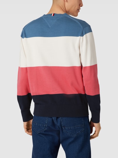 Tommy Hilfiger Strickpullover mit Logo-Stitching Ocean 5