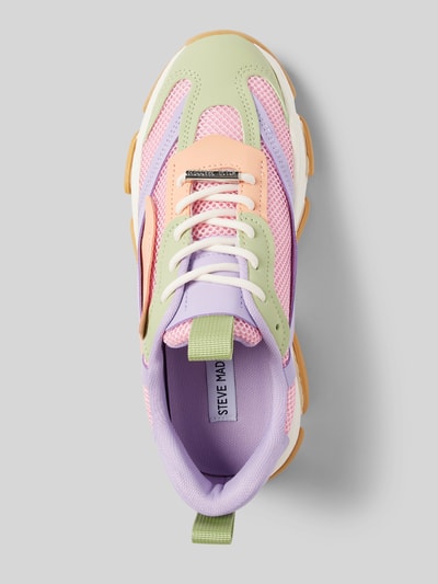 Steve Madden Sneakers met plateauzool, model 'POSSESSION' Lichtgroen - 3