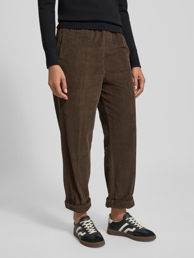 American Vintage Cordhose mit elastischem Bund Modell 'PADOW' Schoko 4