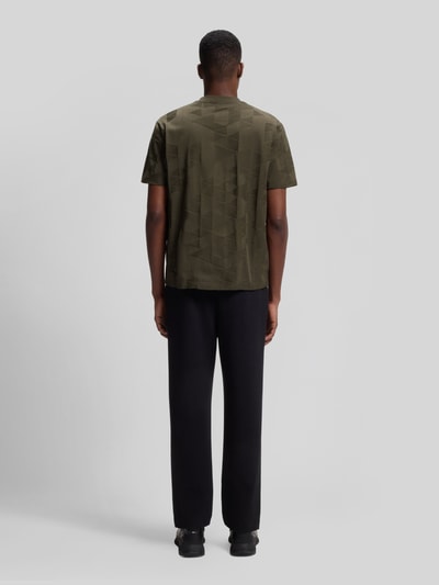 BOSS Green Regular Fit T-Shirt aus reiner Baumwolle Modell 'TS_NETWORK JQ' Oliv 5