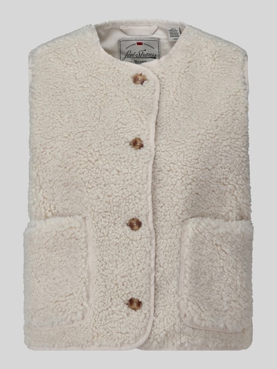 Levi's® 300 Teddyweste mit aufgesetzten Taschen Offwhite 2