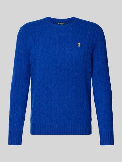 Polo Ralph Lauren Regular fit gebreide pullover van een mix van wol en kasjmier Blauw - 2