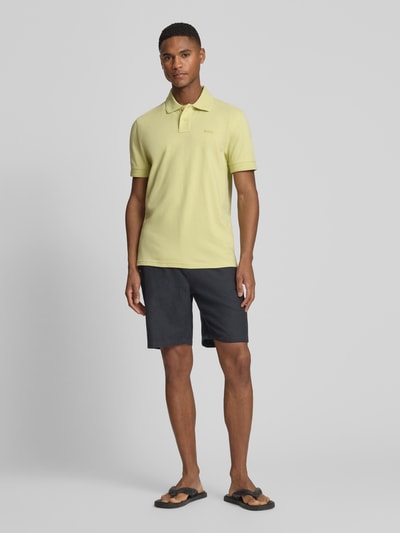 BOSS Orange Koszulka polo o kroju regular fit z czystej bawełny model 'PRIME' Oliwkowy 1