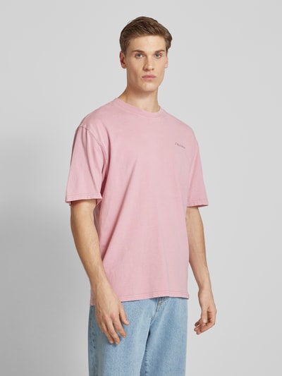 Dickies T-Shirt mit Label-Stitching Modell 'PLENTYWOOD' Rosa 4