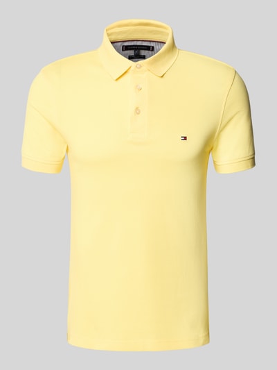 Tommy Hilfiger Slim Fit Poloshirt aus Baumwoll-Elasthan-Mix GELB 2