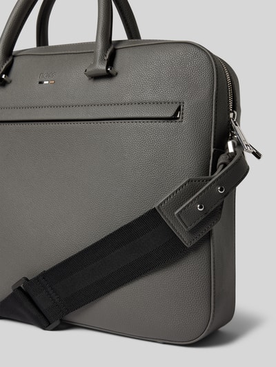 BOSS Laptoptasche mit Tragehenkel Modell 'Ray' Marine 3