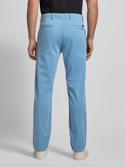 BOSS Orange Regular Fit Chino mit Gürtelschlaufen Hellblau 5