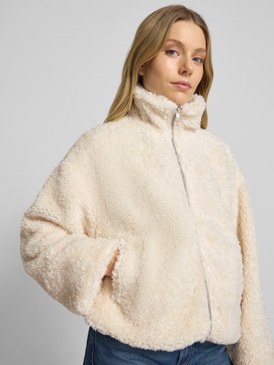 Jake*s Casual Jacke mit Teddyfell Ecru 3