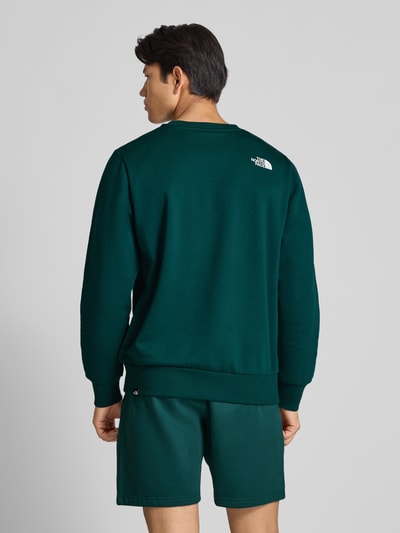 The North Face Sweatshirt mit Label-Print Petrol 5