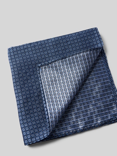 Cinque Mucha i poszetka z jedwabiu w zestawie model ‘PIO’ Niebieski 3