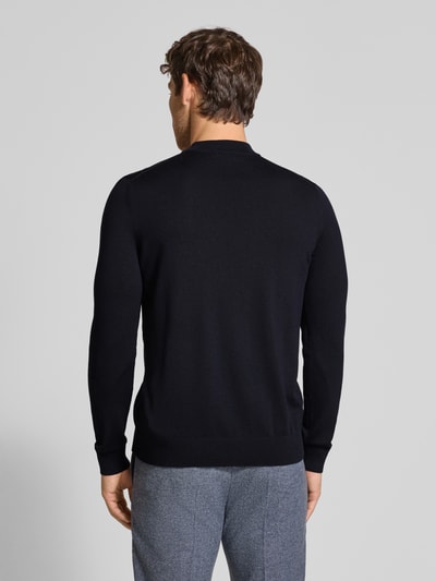 JOOP! Collection Strickpullover aus reiner Wolle Modell 'Davide' Marine 5