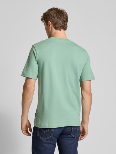 Tom Tailor T-shirt o kroju regular fit z mieszanki bawełny Miętowy 5