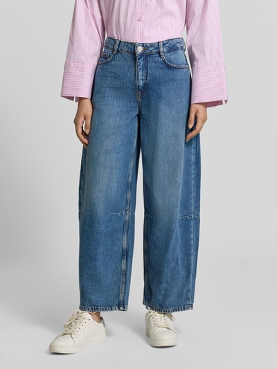 OPUS Barrel jeans van mix van katoen en lyocell model 'Lolah' Lichtblauw - 4