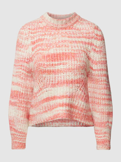 Only Strickpullover in Two-Tone-Machart Modell 'CARMA' Pink 2