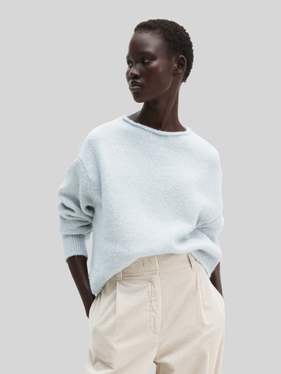 Marc O'Polo Pullover aus Alpaka Woll-Mix Hellblau 4