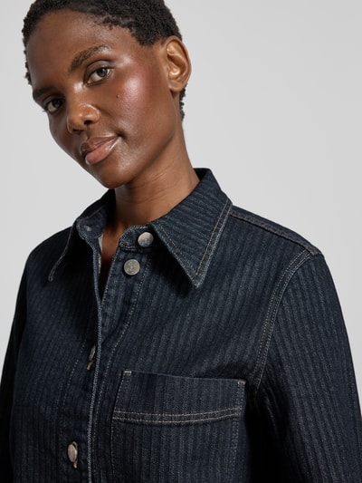 Closed Jeansjacke mit Umlegekragen Dunkelblau 3
