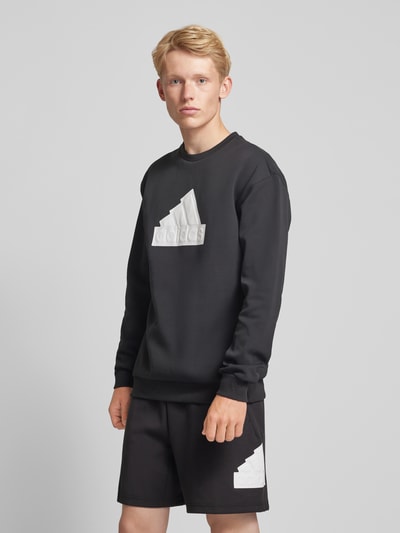 ADIDAS SPORTSWEAR Sweatshirt mit Label-Print Black 4