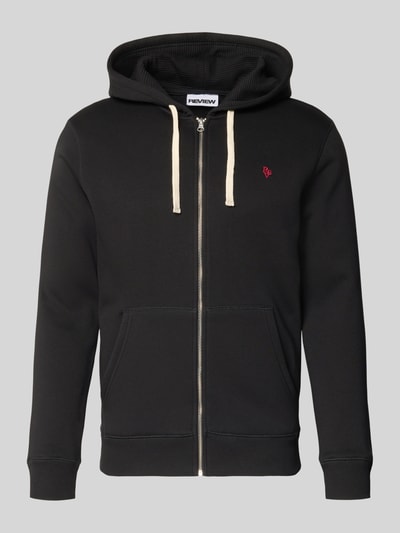 REVIEW Sweatjacke mit Kapuze Black 2