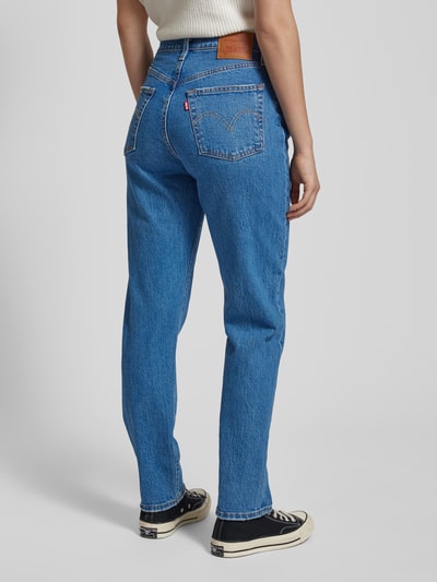Levi's® Jeansy o kroju regular fit ze szlufkami na pasek model ‘501 CROP JAZZ POP’ Jeansowy niebieski 5